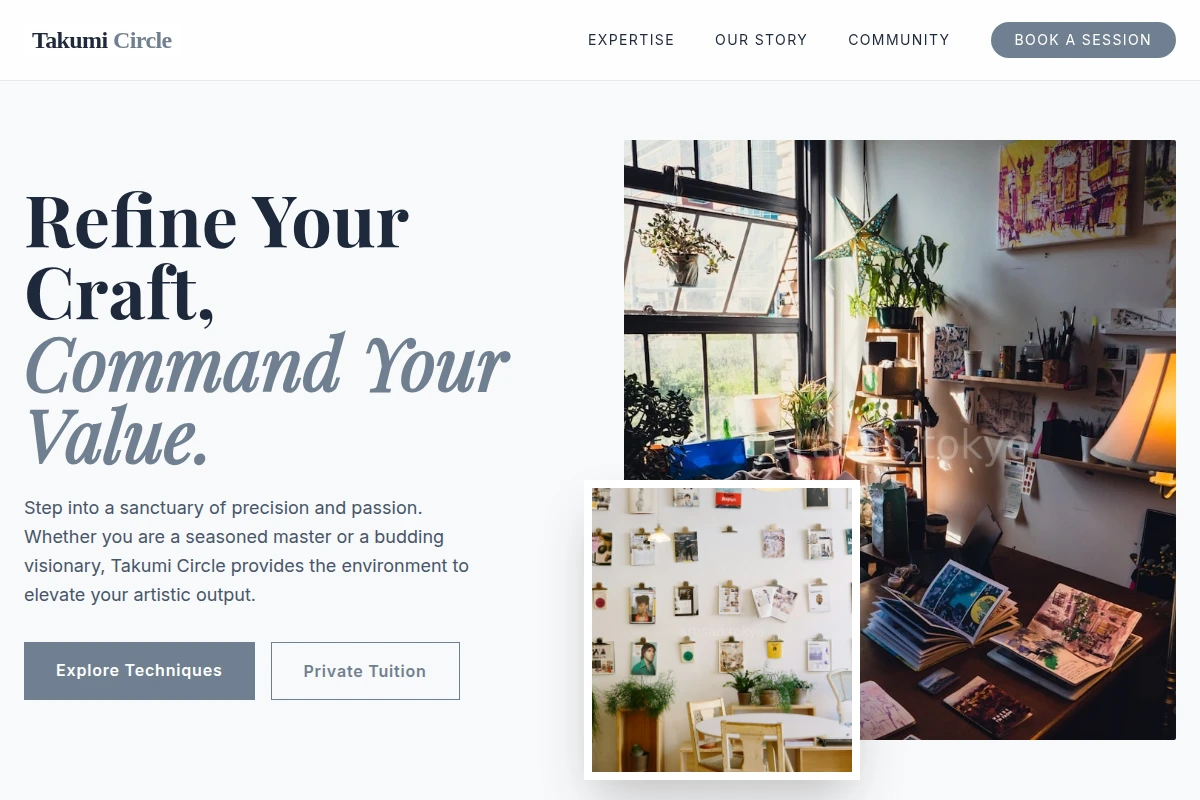 Minimal Art Studio