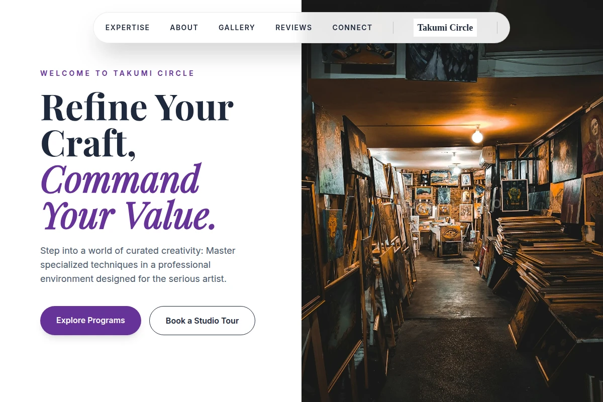 Bespoke Art Studio