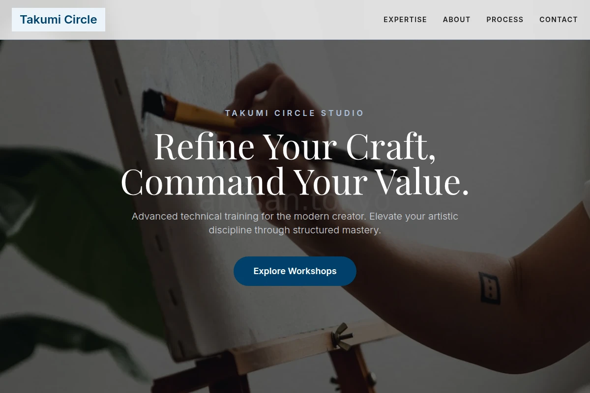 Minimal Art Studio