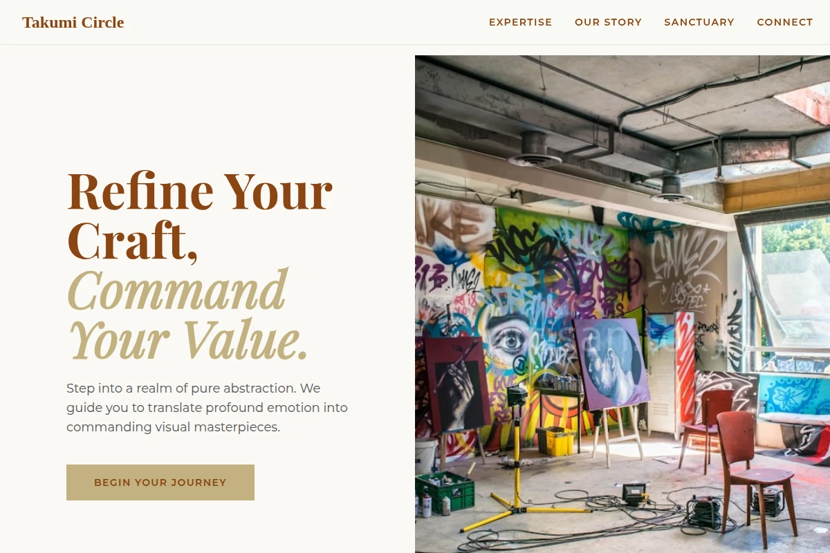 Abstract Art Studio