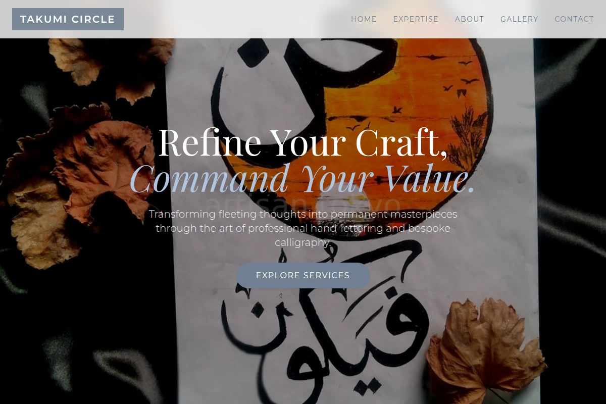 Gallery Calligraphy Lettering Studio
