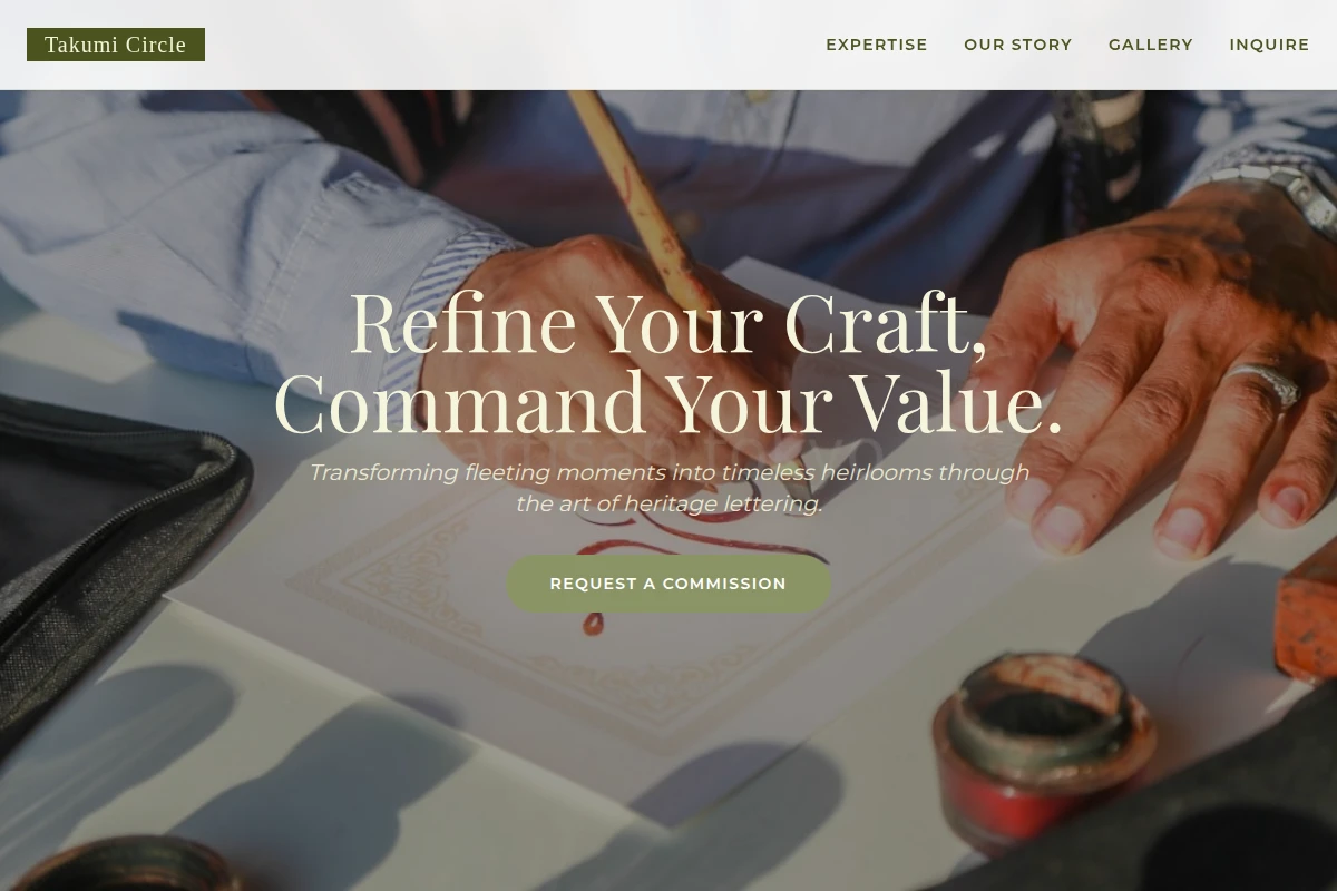 Heritage Calligraphy Lettering Studio