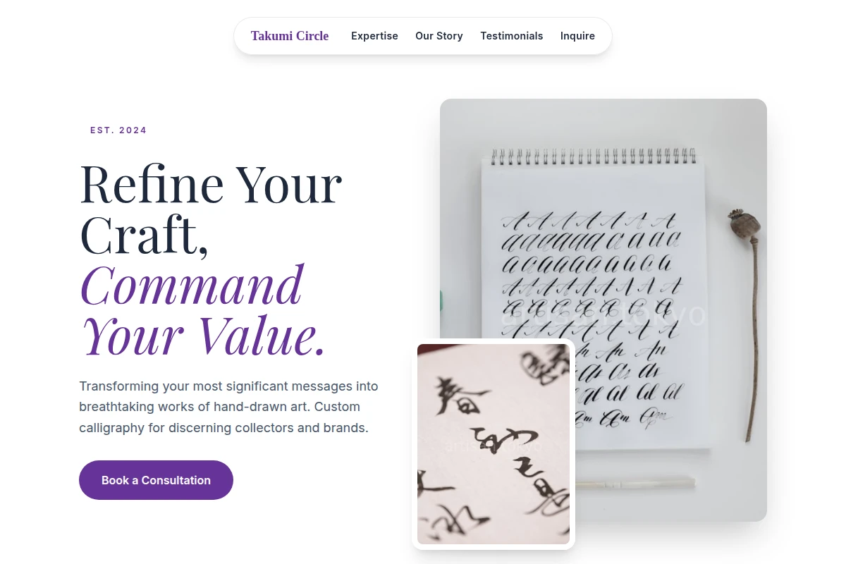 Element Calligraphy Lettering Studio