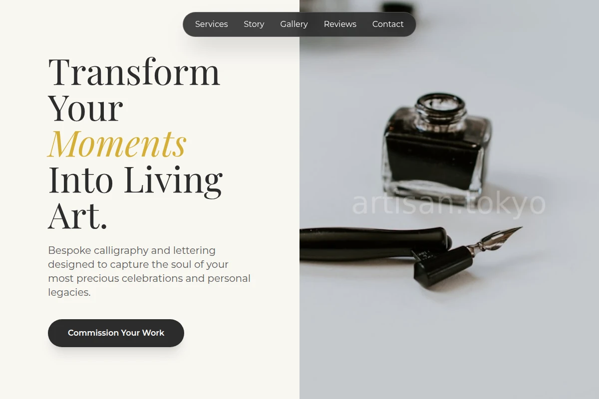 Silk Calligraphy Lettering Studio