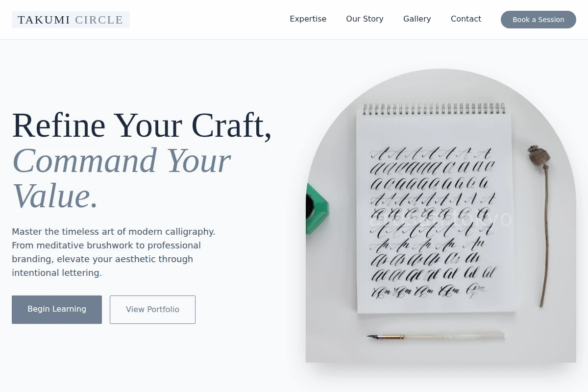 Modern Calligraphy Lettering Studio