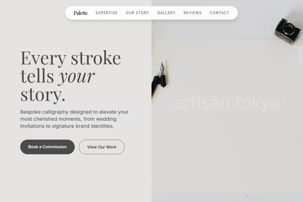 Palette Calligraphy Lettering Studio