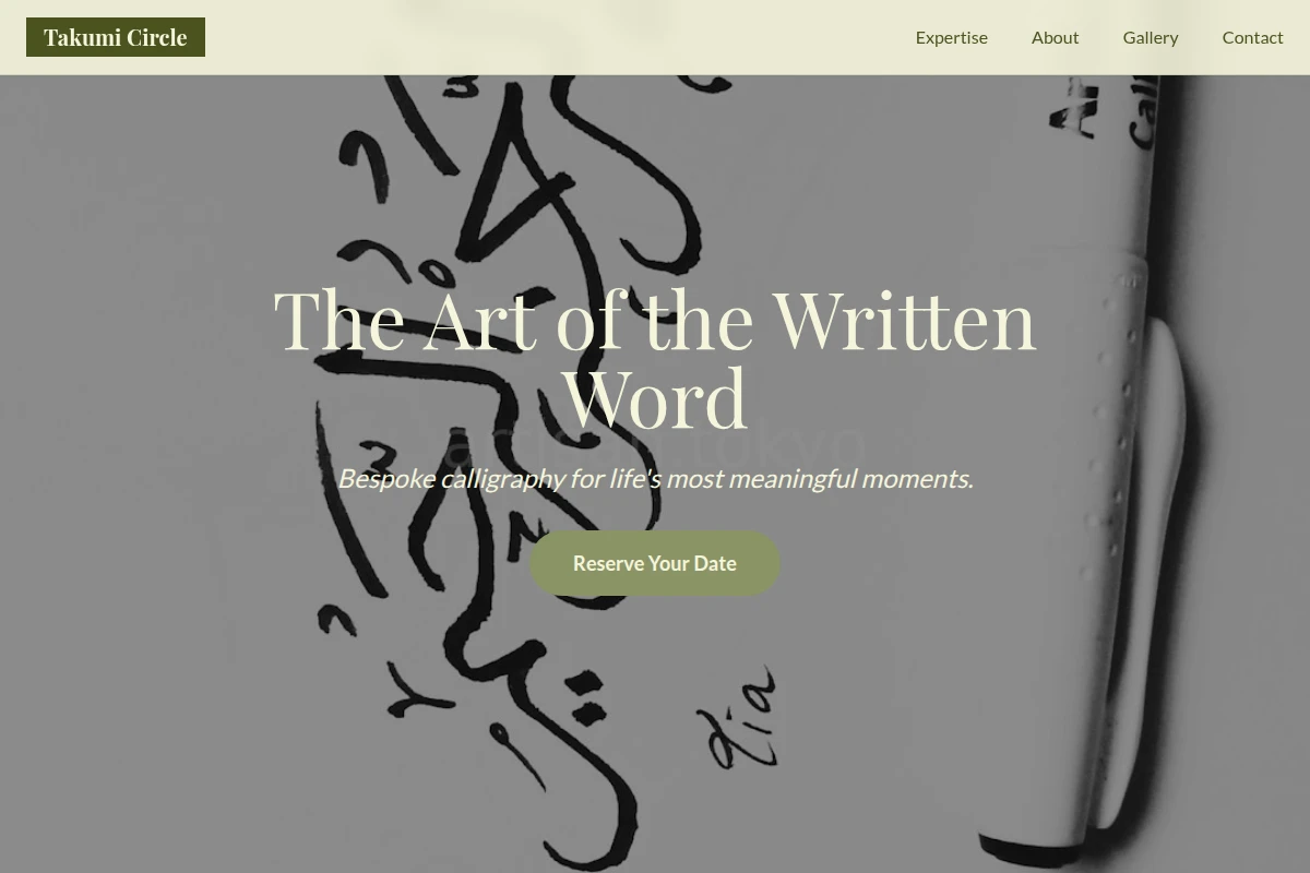 Symmetry Calligraphy Lettering Studio