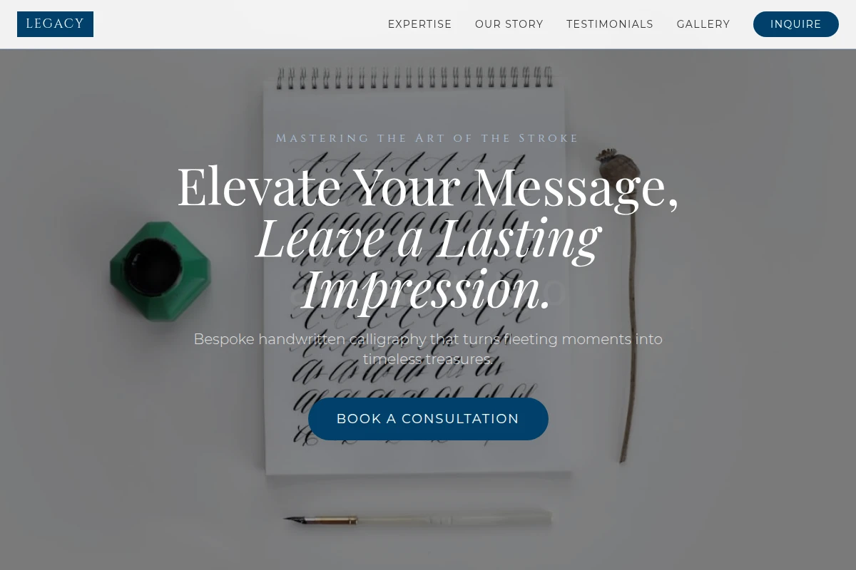 Legacy Calligraphy Lettering Studio