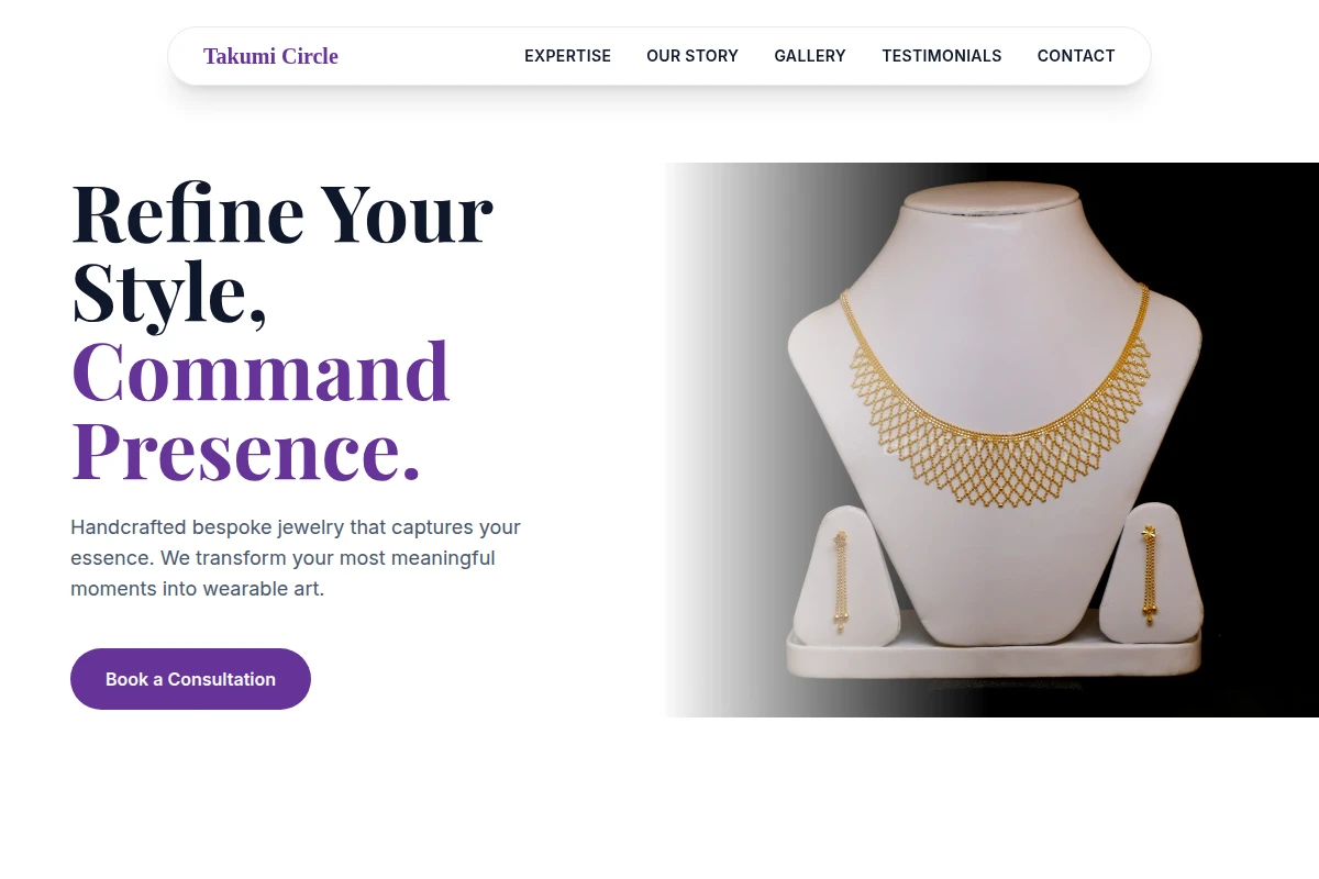 Contrast Jewelry Design