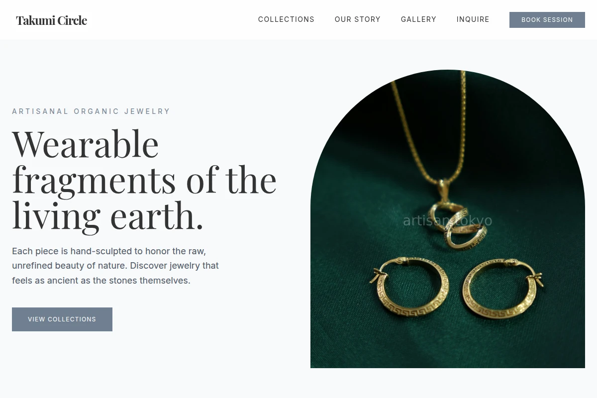 Organic Jewelry Design