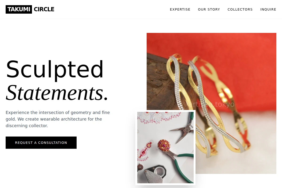 Abstract Jewelry Design