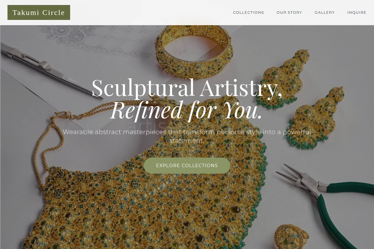 Abstract Jewelry Design