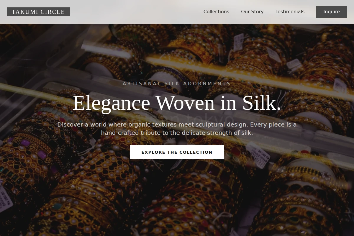 Silk Jewelry Design