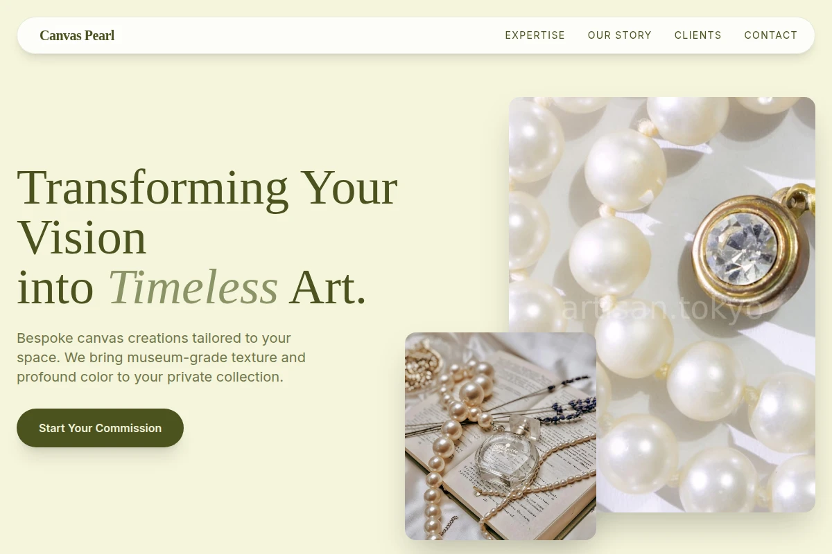 Canvas Pearl