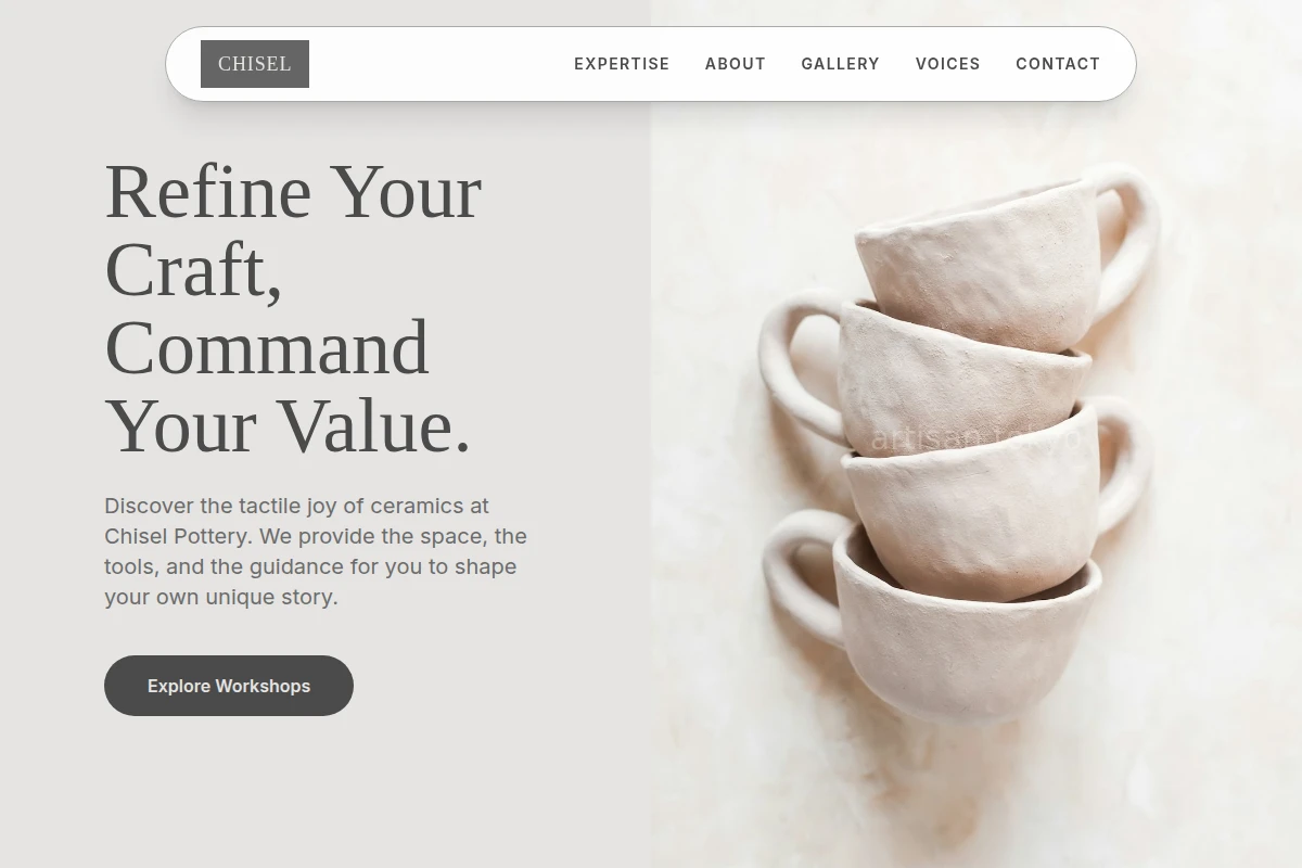 Chisel Pottery Ceramic Studio