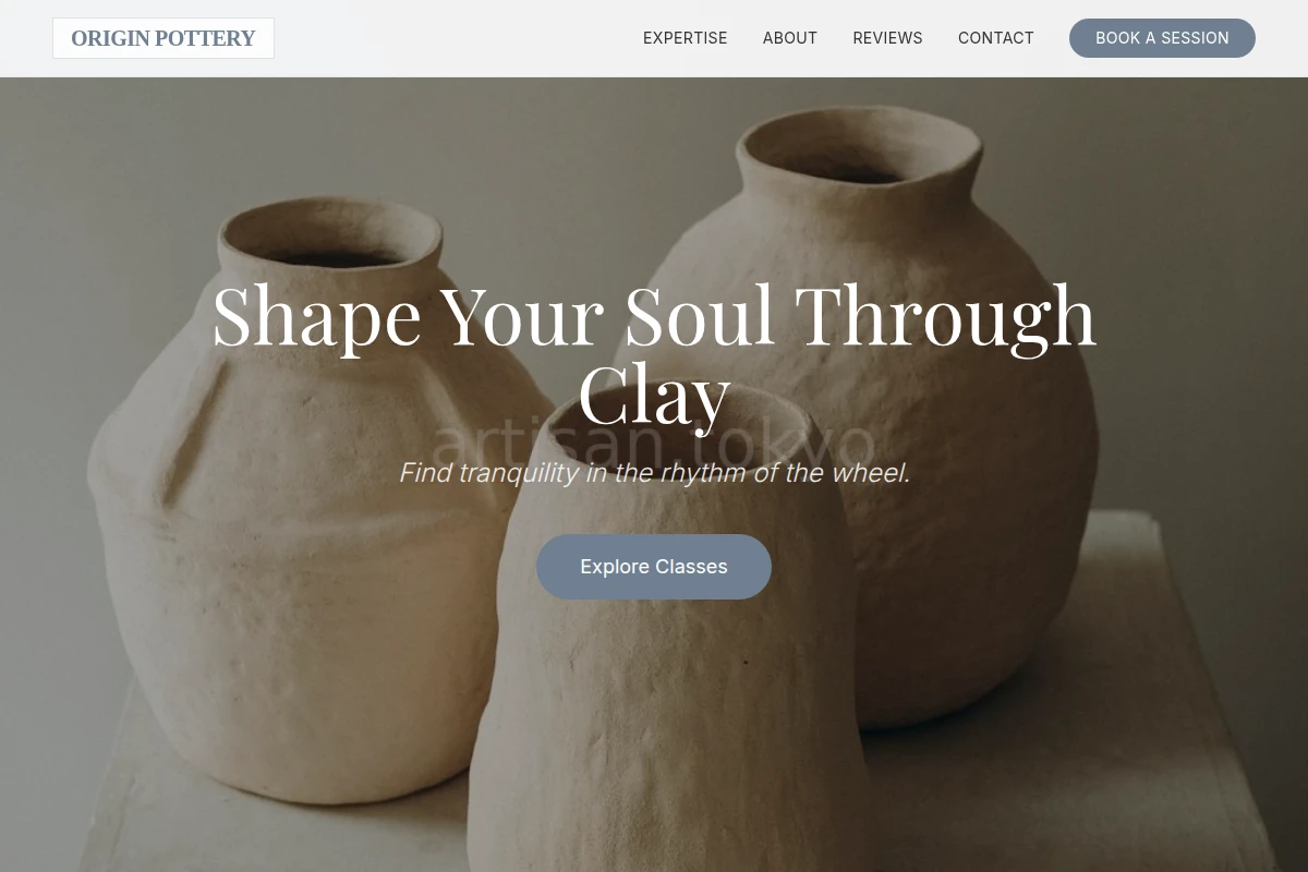 Origin Pottery Ceramic Studio