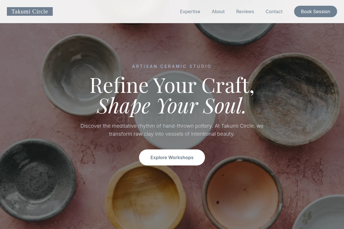 Bespoke Pottery Ceramic Studio